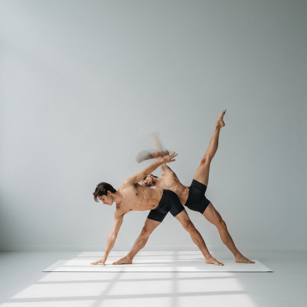 Person demonstrating fluid movement transitions